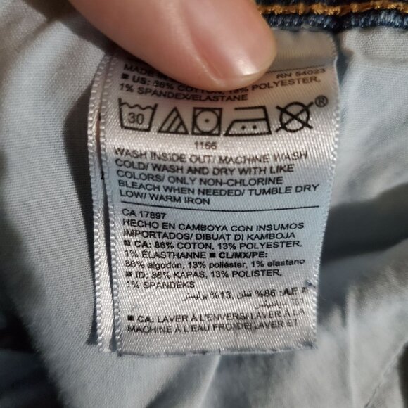 Old Navy Jeans Womens Size 14 Short Blue Original Boot-Cut Stretch Denim - Picture 4 of 13